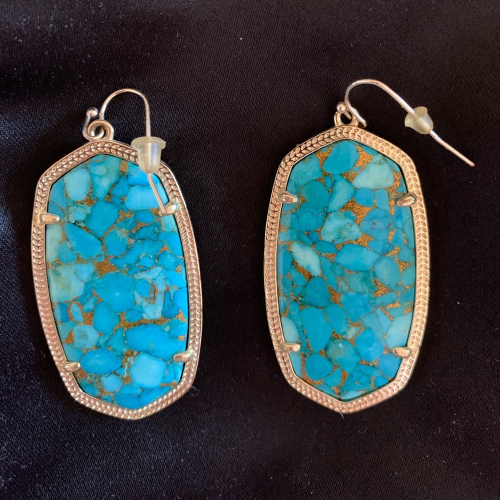 Kendra Scott Bronze-Veined Turquoise Danielles